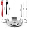 Fengzhe Al Pastor Skewer for Grill：Stainless Steel Vertical Skewer, Brazilian