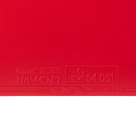 Nittaku Table Tennis Rubber Hammond Z2 ITTF (International Table Tennis Federation) / ITTF54-051 / Japan Table Tennis Association Approved (J.T.T.A.A) Red (20) MAX NR8591