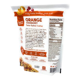 COOPER STREET BAKERY Orange Cranberry Cookies, 5 OZ