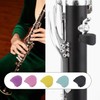Soundspire 5-Pack Thumb Rest Cushion, 5-Color Clarinet/Oboe Protector, Universal Fit