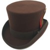 AB Hats Hand Made 100% Wool Satin Lined Top Hat