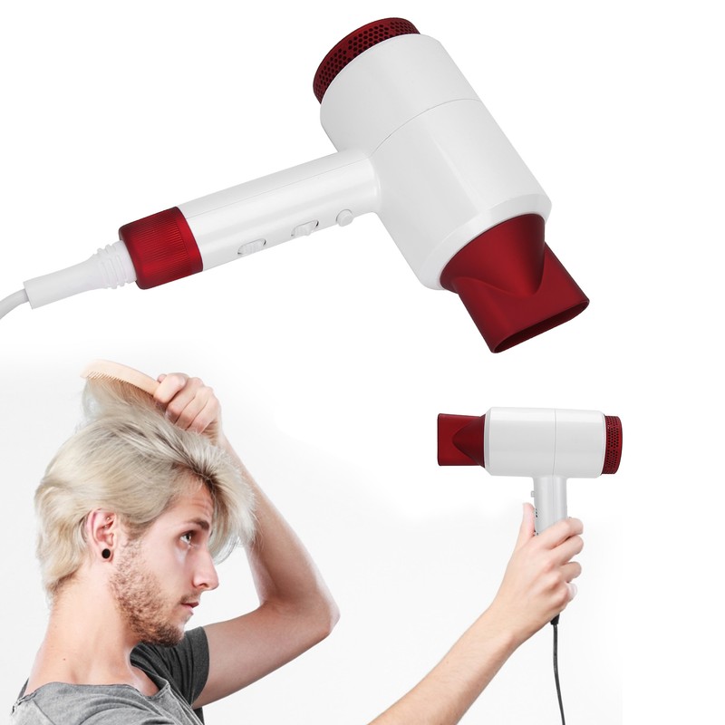 Hair Dryer 3 Gears Wind Adjustment Professional Fast Drying Home