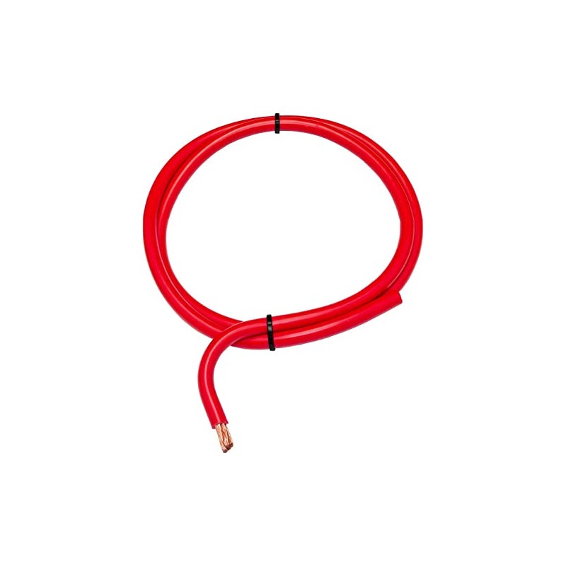 5 m FLY Vehicle Cable Red 16 mm² Round Cable