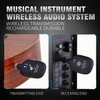 INGPARTNER A8 Wireless Guitar System 2.4GHz Audio Wireless Guitar Transmitter