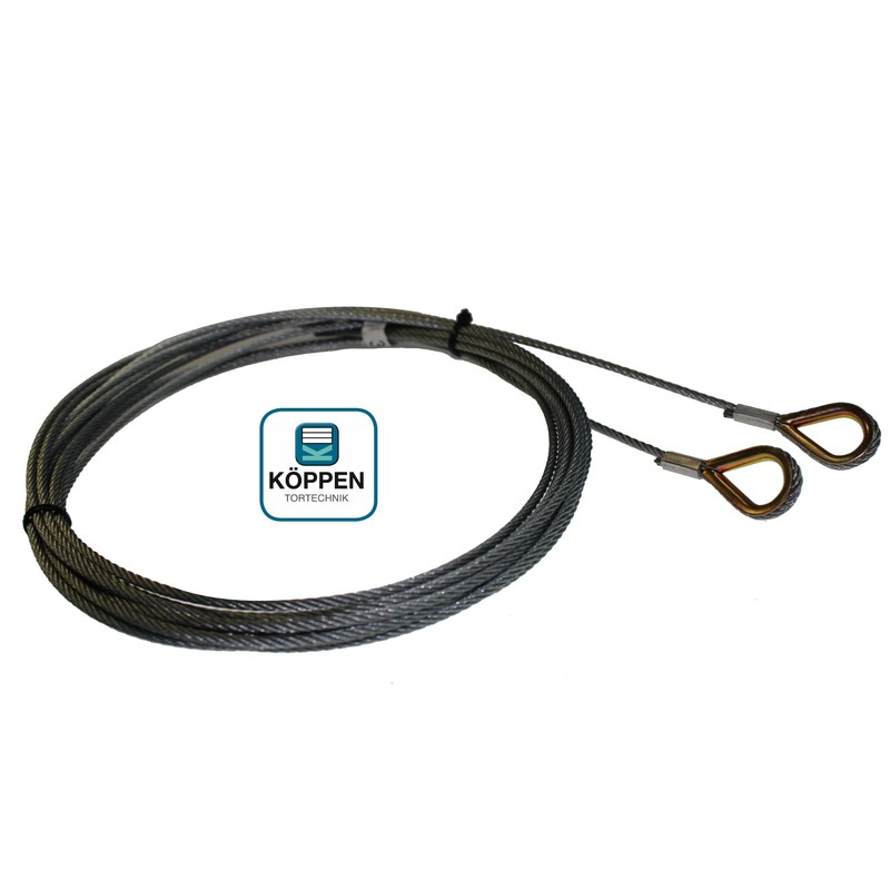 Cable set Ø 3 mm fitting Hörmann sectional garage doors