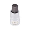 JET 677316-1/2-Inch Drive, 1/2", Hex Bit, 2" Length, SAE Chrome