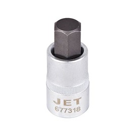 JET 677316-1/2-Inch Drive, 1/2", Hex Bit, 2" Length, SAE Chrome Socket