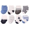 Hudson Baby baby boys Cotton Rich Newborn and Terry Casual