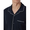 Schiesser Men's Long Pyjamas with Buttons Warmer Cotton - Fine