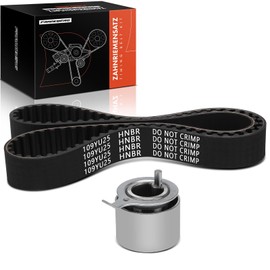 Frankberg Timing Belt Set Timing Belt Belt Tensioner Compatible with Aveo/Kalos Hatchback T250 T255 1.2L 2008-2012 Matiz M200 M250 1.0L 2005-2010 Spark 1.0L 2005-2009 Replace# K025535XS
