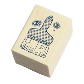 Beverly Stamp TSW-147 Hanko Ghibli My Neighbor Totoro Kurosuke and Brush