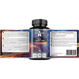 DGL + Aloe Vera (Licorice + Aloe Vera Powder) 480 mg - 180 Vegan Capsules - 6 Months Supply - Digestive and Resilience Support Supplement - by Apollo's Hegemony