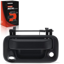 A-Premium Upgraded Metal Tailgate Handle Liftgate Latch Handle with Camera Hole & Keyhole Compatible with Ford F-150 F150 2008-2014, Lobo 2008-2015 & Lincoln Mark LT 2008, Black