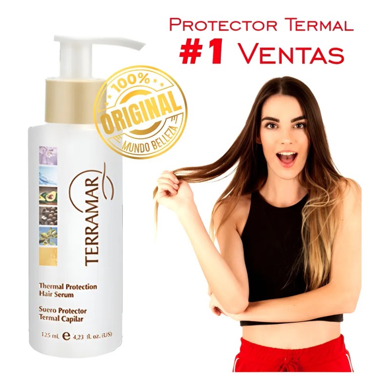 Serum Termal Capilar Protector Calor Cabello Sano Terramar