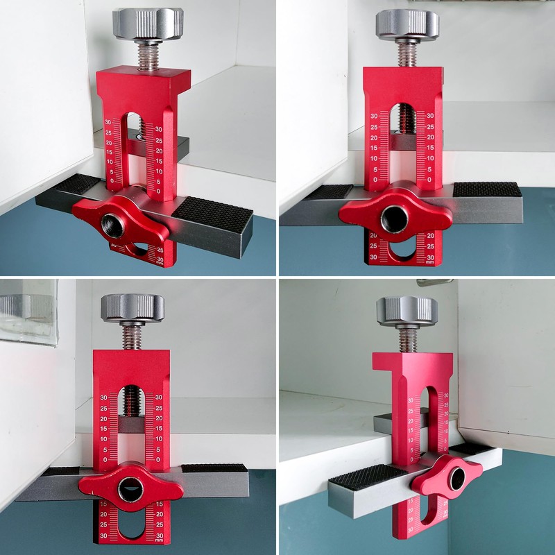 2-in-1 Cabinet Door Handle Mounting Jig Positioning Tool for Installing