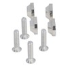 Surfing Accessories Stainless Steel Fin Screw and Plate for Surf