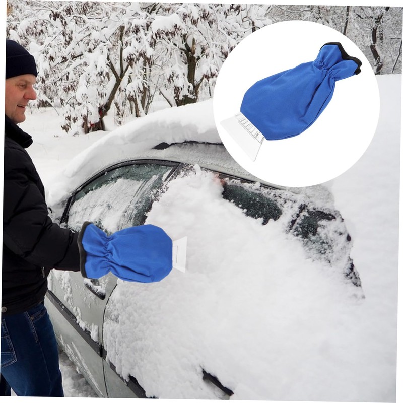 Outanaya One Car Ice Scraper Winter Snow Shovel with Brush