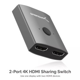 Sabrent 2-Port 4K HDMI Sharing Switch (DA-HSW2)