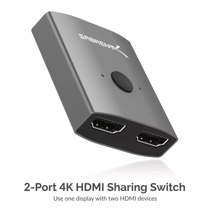 Sabrent 2-Port 4K HDMI Sharing Switch (DA-HSW2)