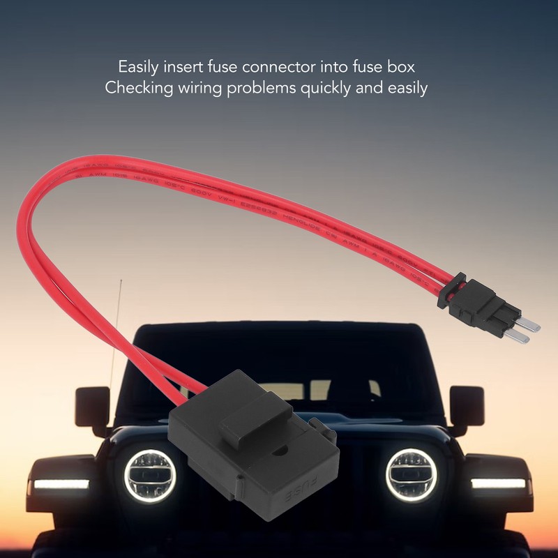 5Pcs Car Fuse Holder Connector Mini Heavy Duty Wire Extension