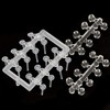 Hero Clear Earrings Flat 16 Pcs Set of 2 P450