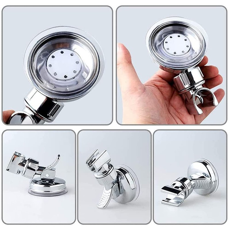 2 x Suction Cup Holder for Shower, Removable Holder with
