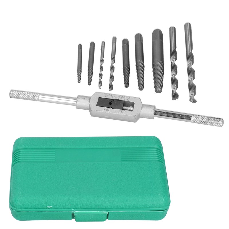 11Pcs Headless Screw Extractor Set Woodwork Easy Out Damaged Drill