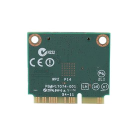 WLAN Network Card, Wireless Card, WiFi Card, Compatible with Bluetooth 4.0/Half PCI E Interface for Laptops
