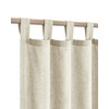 KOUFALL Beige Curtains 45 Inch Length for Farmhouse Kitchen,Rustic Country