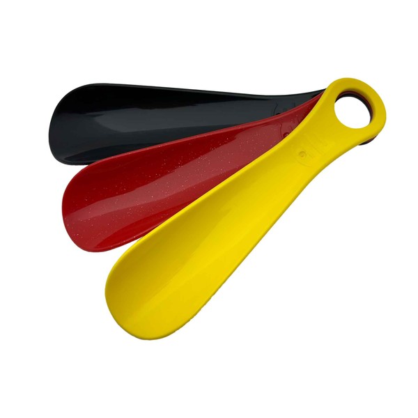 TelMo Set of 3 Shoe Horns Made of Plastic, Approx.