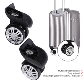 Luggage Wheels, 1 Pair A65 Luggage Replacement Wheels, Durable Suitcase Wheels Mute Swivel Suitcase Luggage Caster Wheels Repair Parts Durable Suitcase Wheel for Repair Replacement