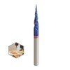 CNC Tapered Ball Nose Router Bit 1/4 Inch Shank, NACO