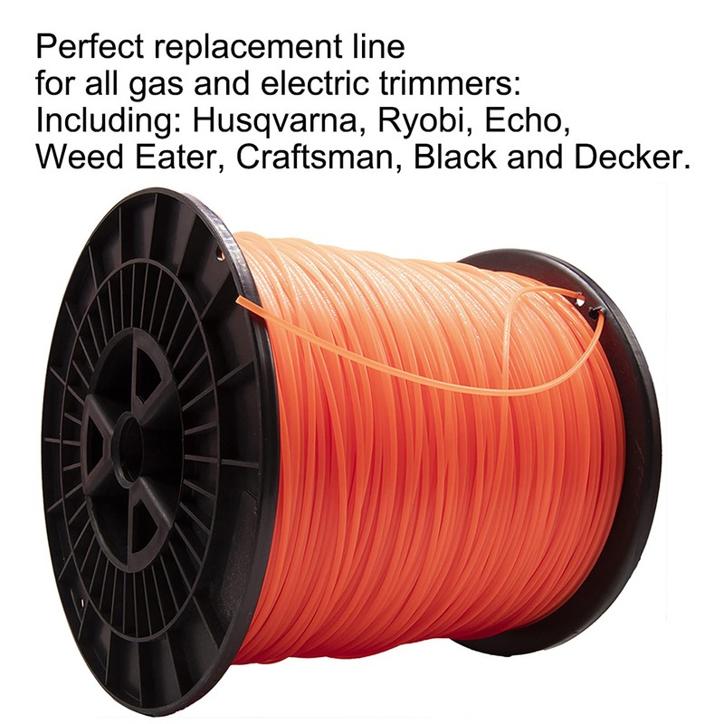 HOTS Round .080" Trimmer Line, 080 String Trimmer line,080 Weed