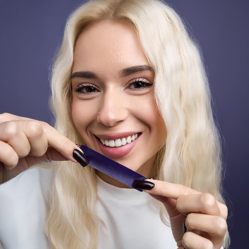 DRDENT Purple Teeth Whitening Strips - 21 Uses - Gentle