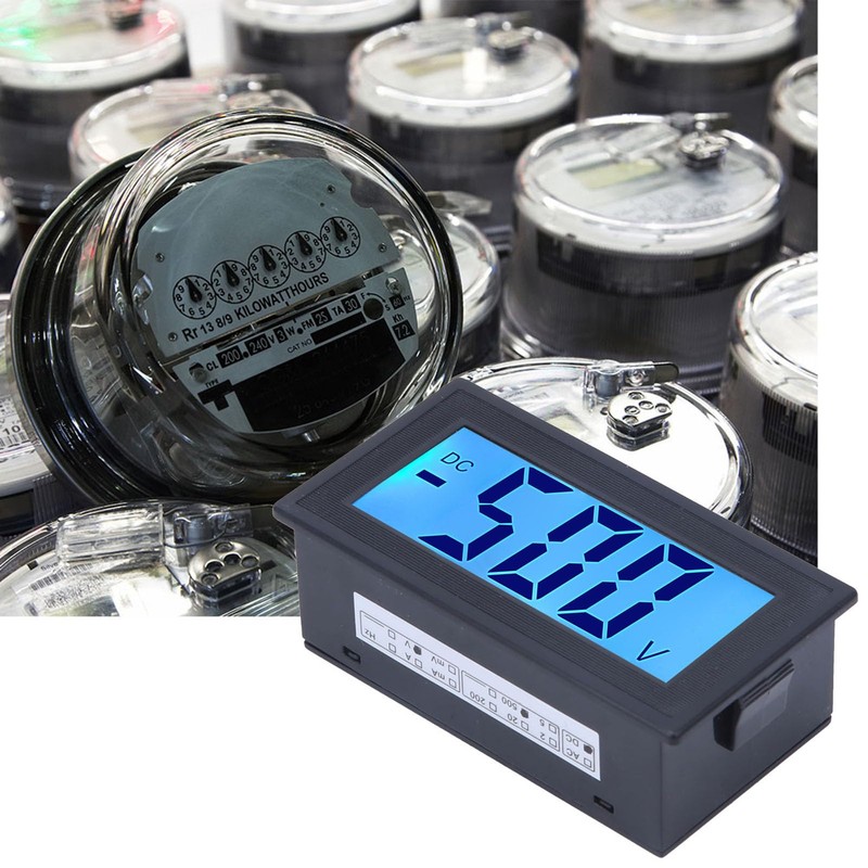 YB5135DB Digital Voltage Voltmeter LCD Display Tester Meter AC100 240V