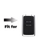 Happyit 4 Button Zinc Alloy Car Key Shell Case for