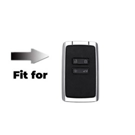 Happyit 4 Button Zinc Alloy Car Key Shell Case for Renault Koleos Kadjar Megane Talisman Captur Espace Clio 2016-2023 Dacia Duster 2023