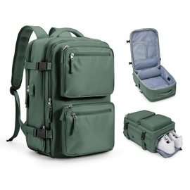 wassdins Large Travel Backpack for Men Women, Mochila de Viaje Carry on Backpack Flight Approved Luggage Backpack, Personal Item Travel Backpack Tiktok Backpack Waterproof Morral de Viage