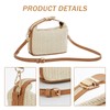 GOKTOW Straw Shoulder Bag for Women Small Raffia Tote Handbag