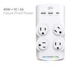 360 Electrical Revolve Wall Tap Power Surge Protector with 2