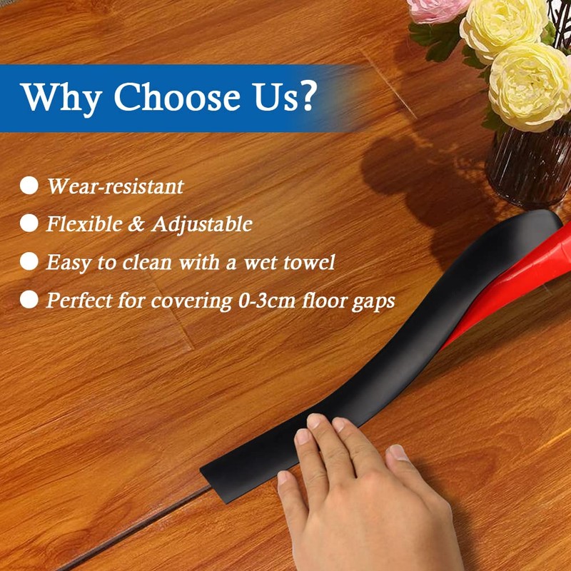Floor Transition Strip Self Adhesive Floor Cover Strips Laminate 2"