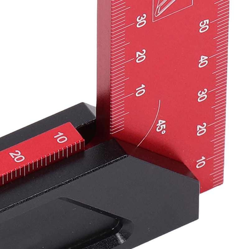 Aluminum Framing Woodworking Squares High Accuracy L Scribing Ruler with