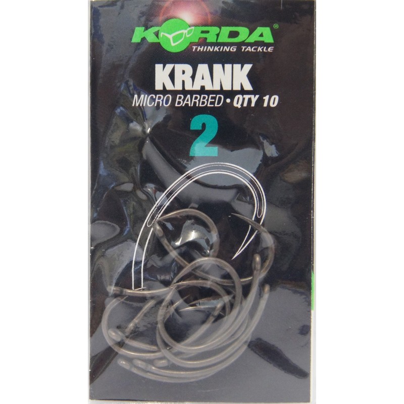 Korda Krank Size 4 Carp Fishing Hooks | Barbed |