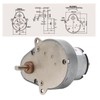 DC24V Gear Motor Aluminum Alloy Self Locking Speed Reduction Electric
