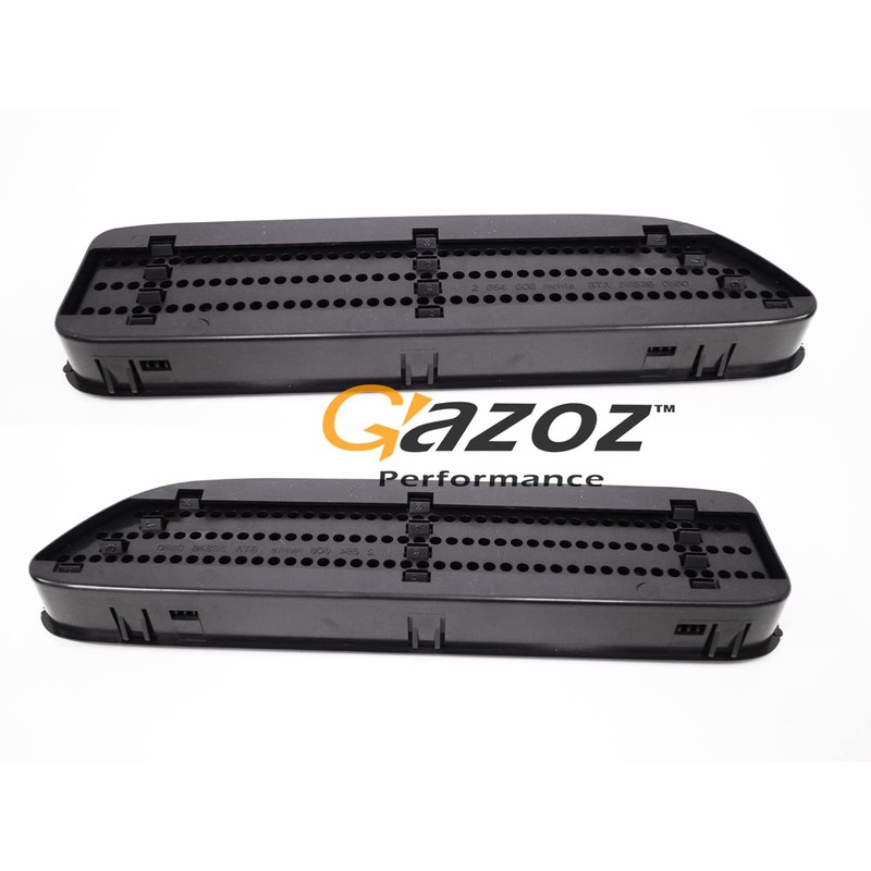 Gazoz Performance Replacement Glossy Black Side Grill Grille Fender Vents