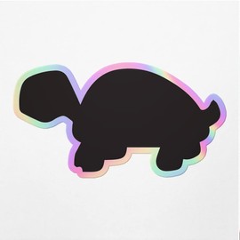 Holographic Decal Stickers Of Turtle Silhouettes 2 Premium Waterproof Vinyl Decal Stickers For Laptop Phone Accessory Helmet Car Window Mug Tuber Cup Door Wall Decoration ANDVER3105361HO110322