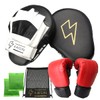 KAISIN Boxing Gloves and Mitts Set with Storage Bag [Supervised