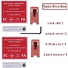 2 sets ELOCK-FA Fire Alarm Lock, E-Series Fire Lockout Kit,