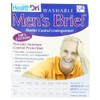 Salk HealthDri Washable Cotton Mens Brief, Heavy, Large