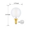 Sunaiony G16.5 Light Bulb 40 Watt Equivalent E12 Candelabra Base